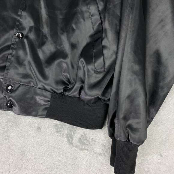 Vintage Ford Jacket Mens L West Ark The Heartbreak Of Todays Chevrolet Satin - Picture 4 of 16